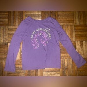 Jumping bean Purple Unicorn Kids Shirt